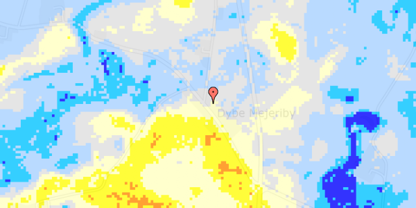 Ekstrem regn på Pugholmvej 16