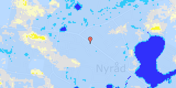 Ekstrem regn på Nyraad Hovedgade 66G