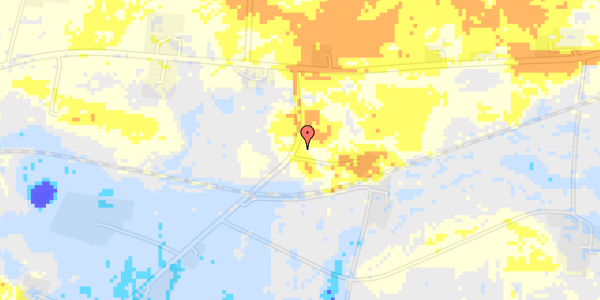 Ekstrem regn på Præstegårdsvej 58