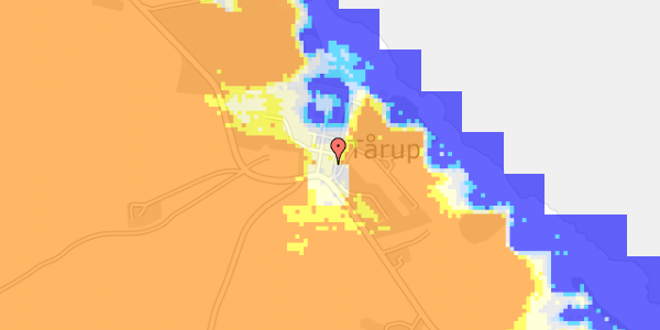 Ekstrem regn på Taarupgaard Alle 2C