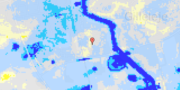 Ekstrem regn på Ahornstien 6A