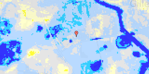 Ekstrem regn på Bavne Ager 26