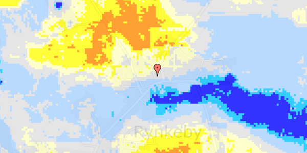 Ekstrem regn på Rynkeby Bygade 51C