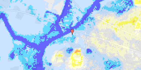 Ekstrem regn på Åkærsvej 6C, st. 4