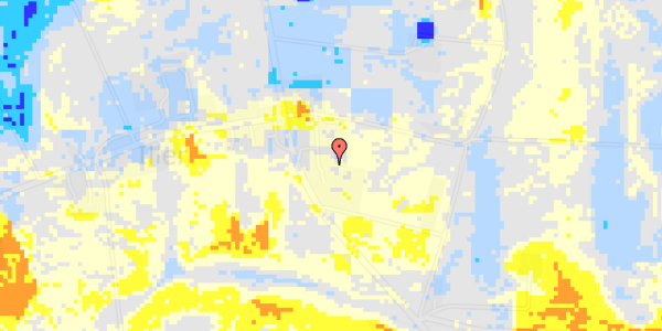 Ekstrem regn på Iller Damvej 9D