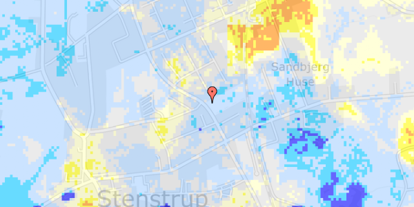 Ekstrem regn på Nordre Ringvej 6