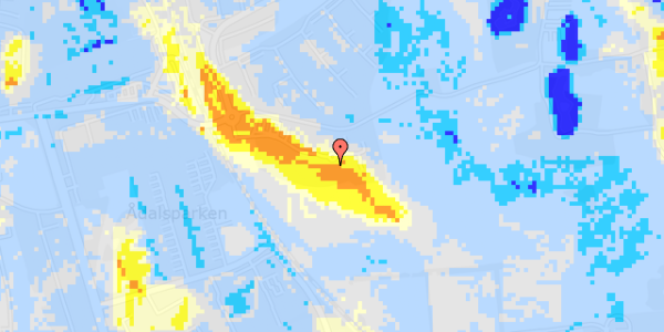 Ekstrem regn på Louiselund 6, 1. 15