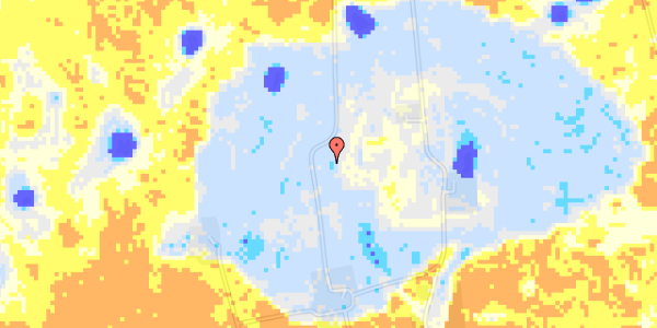 Ekstrem regn på Langdalsvej 1B