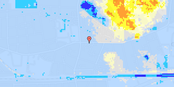 Ekstrem regn på Valby Langgade 39