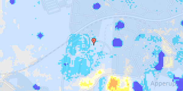 Ekstrem regn på Brovangsvej 82