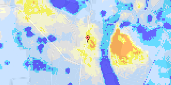 Ekstrem regn på Nybyvej 38