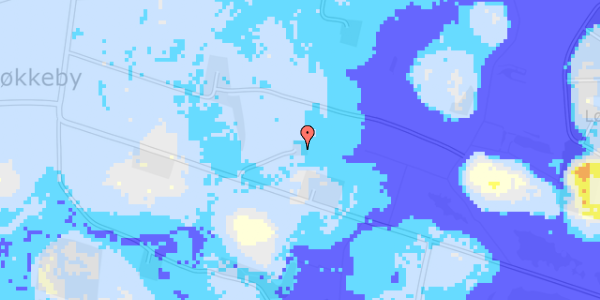 Ekstrem regn på Løkkeby Strandvej 1A