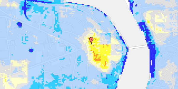 Ekstrem regn på Dybbølgade 22, 1. 2