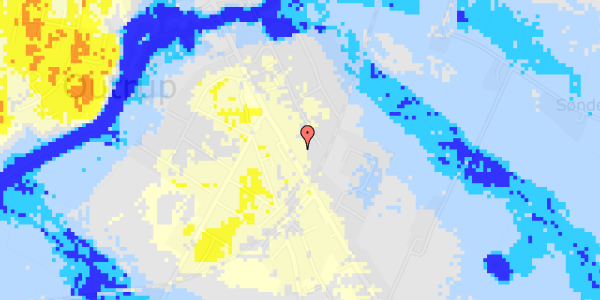 Ekstrem regn på Storegade 6C, 1. 