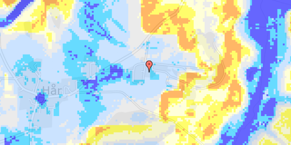 Ekstrem regn på Haarvadbro 14