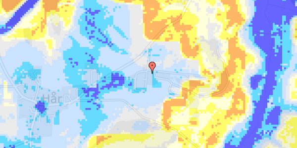 Ekstrem regn på Haarvadbro 16