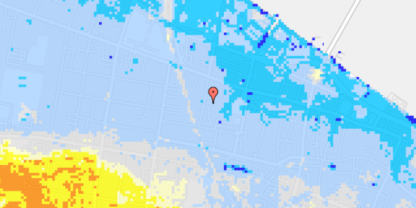 Ekstrem regn på Poul Paghs Gade 4, 2. 8