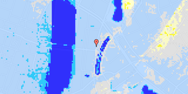 Ekstrem regn på Vester Farimagsgade 23, 4. 