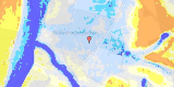 Ekstrem regn på Pramdragerparken 61