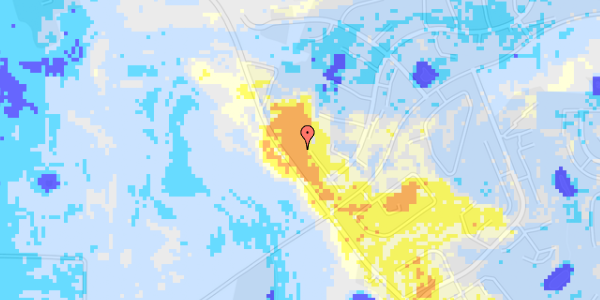 Ekstrem regn på Høghus 123