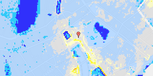 Ekstrem regn på Bernstorffsgade 14