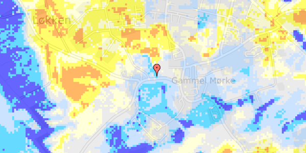 Ekstrem regn på Gl Mørkevej 75