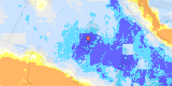 Ekstrem regn på Vandet Mosevej 5B