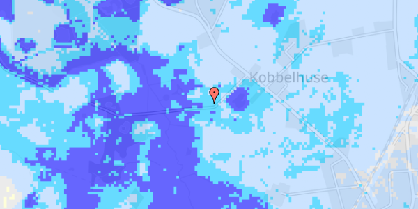 Ekstrem regn på Løvenborgvej 35A