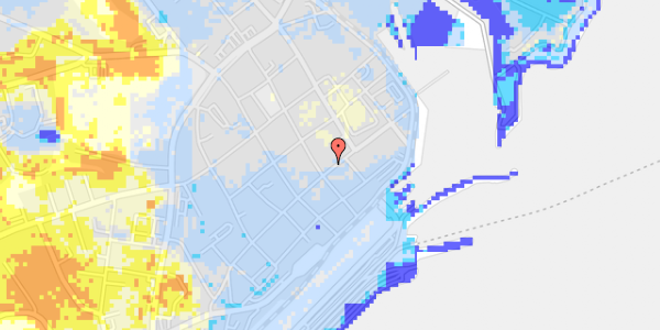 Ekstrem regn på Stengade 57B