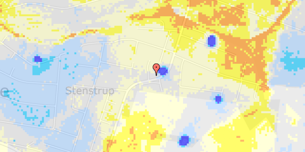 Ekstrem regn på Keplersvej 2A