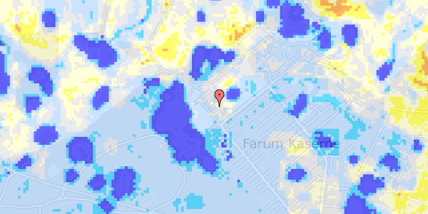 Ekstrem regn på Garnisonsvej 74