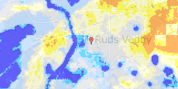 Ekstrem regn på Engvej 4F