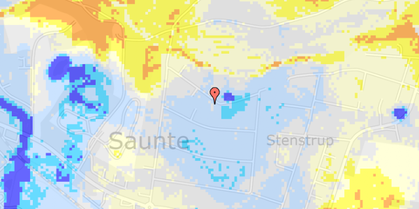 Ekstrem regn på Plantagevej 12