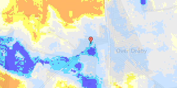 Ekstrem regn på Gammel Draabyvej 28