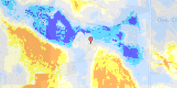 Ekstrem regn på Gammel Draabyvej 60C