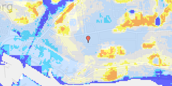 Ekstrem regn på Fruerstuevej 22F, st. th