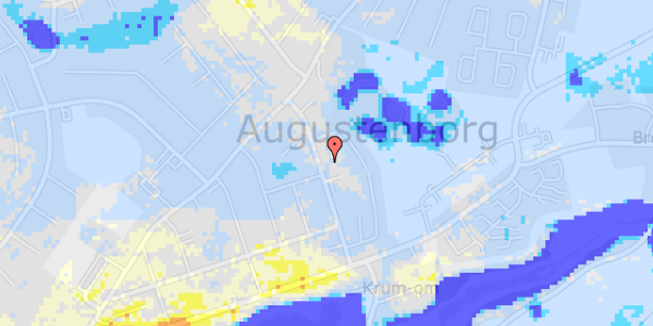 Ekstrem regn på Louisegade 26, 1. 2