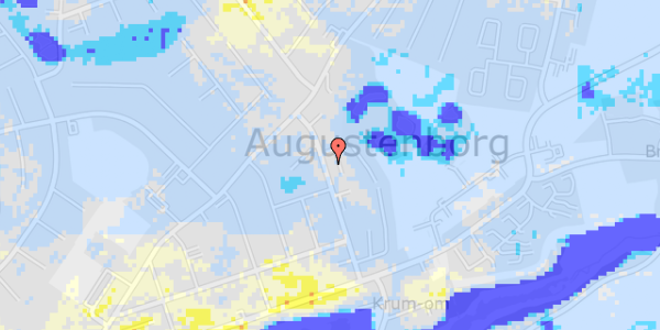 Ekstrem regn på Louisegade 30, 1. 1