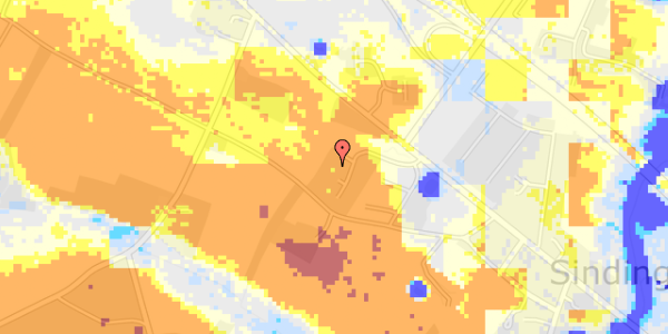 Ekstrem regn på Hjortehøj 6