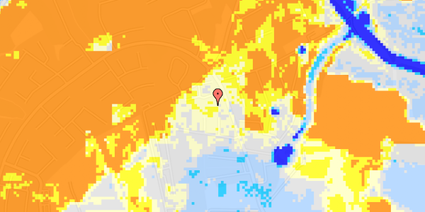 Ekstrem regn på Dybdalhegnet 15