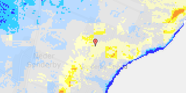 Ekstrem regn på Niels Rasmussens Vej 54