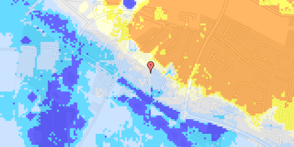 Ekstrem regn på Møgeltoft 43