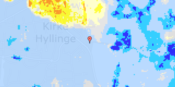 Ekstrem regn på Karlebyvej 210