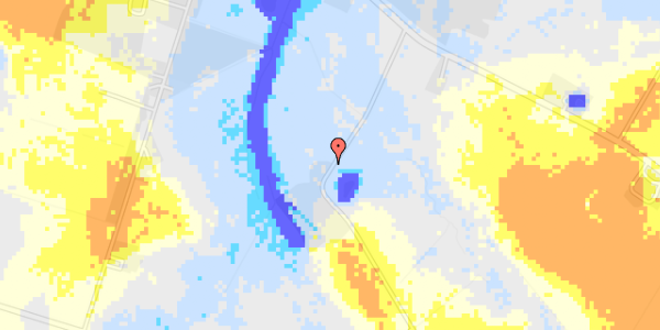 Ekstrem regn på Odderupvej 6A