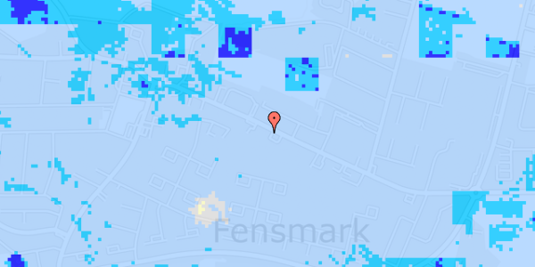 Ekstrem regn på Holmegaardsvej 38