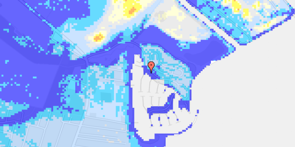 Ekstrem regn på Kaløvig Bådehavn 211