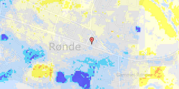 Ekstrem regn på Hovedgaden 20, 1. 