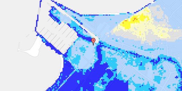 Ekstrem regn på Vestre Havnevej 1