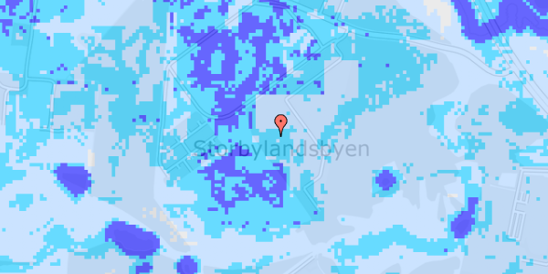 Ekstrem regn på Haveforeningen Marienlyst 102