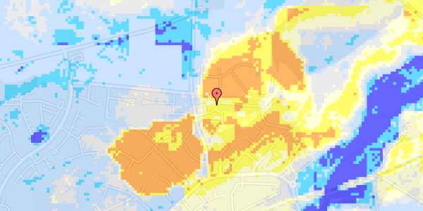 Ekstrem regn på Lilleåbakken 35